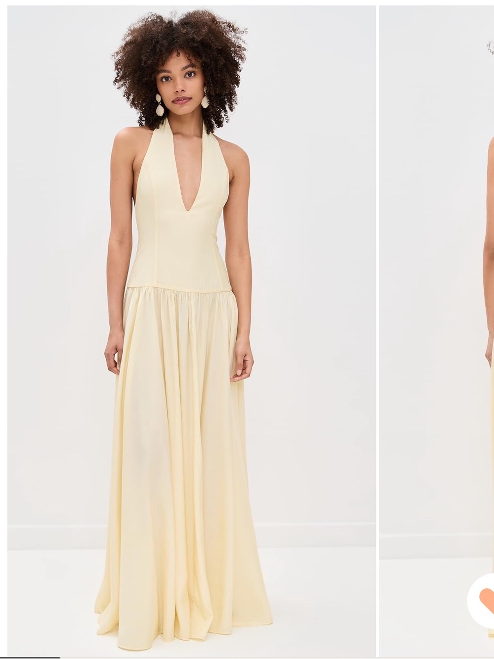 Shani Shemer Astrid Maxi Dress Butter Yellow